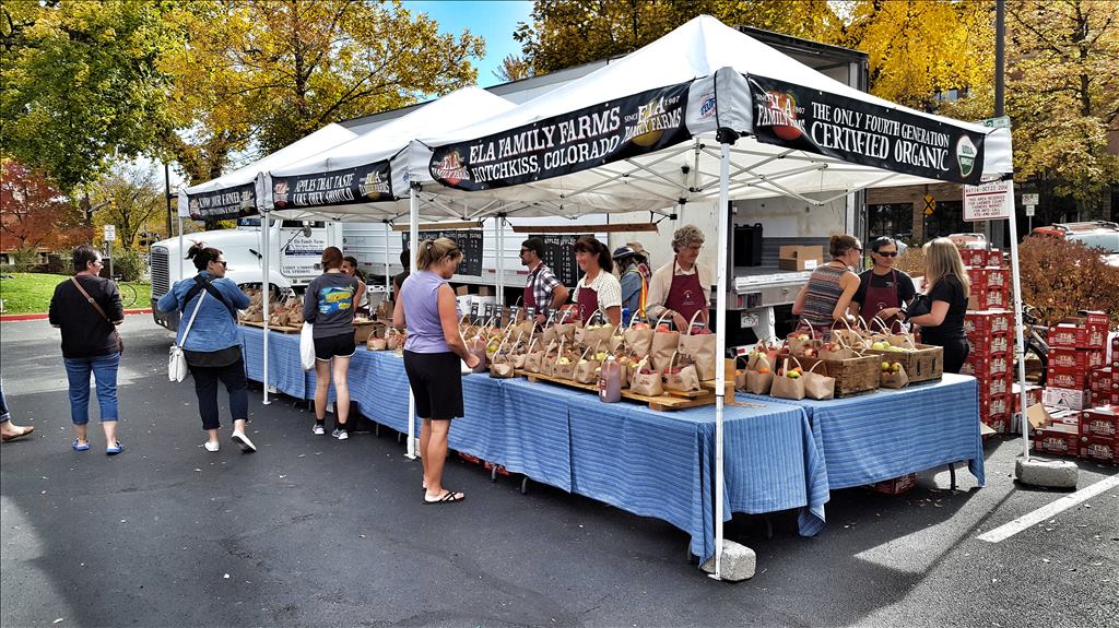 Farmers market outdoor
